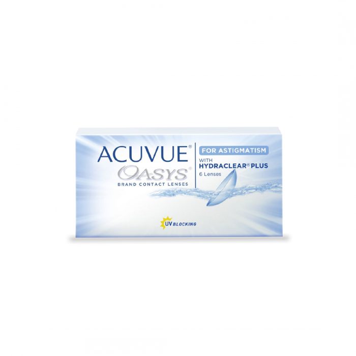 ასტიგმატური ლინზა - Acuvue Oasys for Astigmatism 1 კოლოფი (6 ცალი) - Image 1